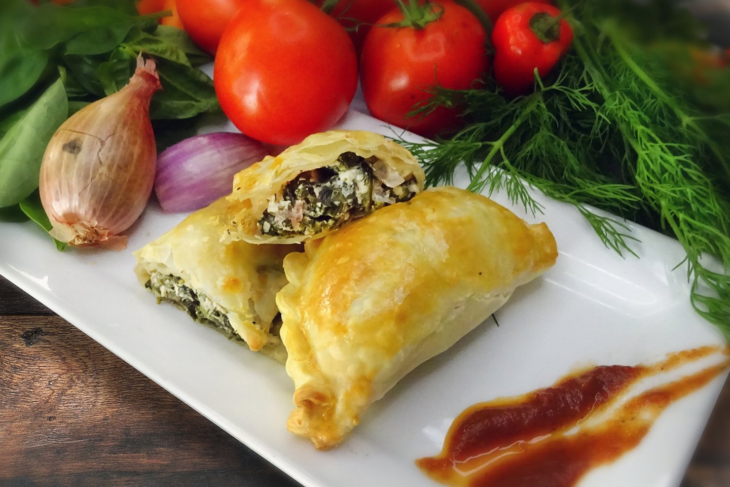 GREEK FETA EMPANADAS GRIEGAS FETA AND SPINACH