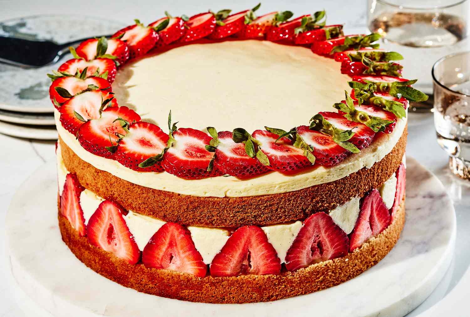 Strawberry cake