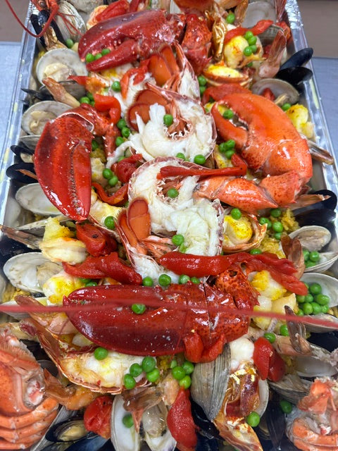 Full Tray of Seafood Paella