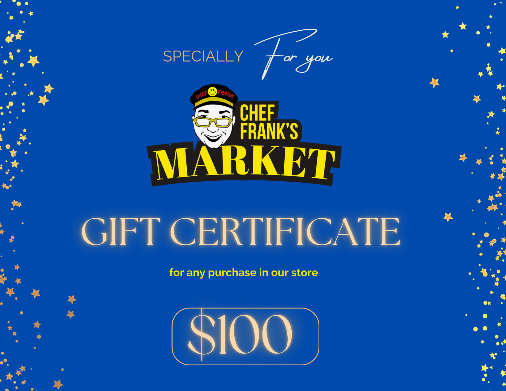 Chef Frank Market's Gift Card